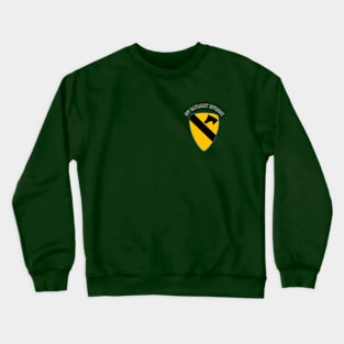 1st Cavalry Division - Small Chest Emblem Crewneck Sweatshirt